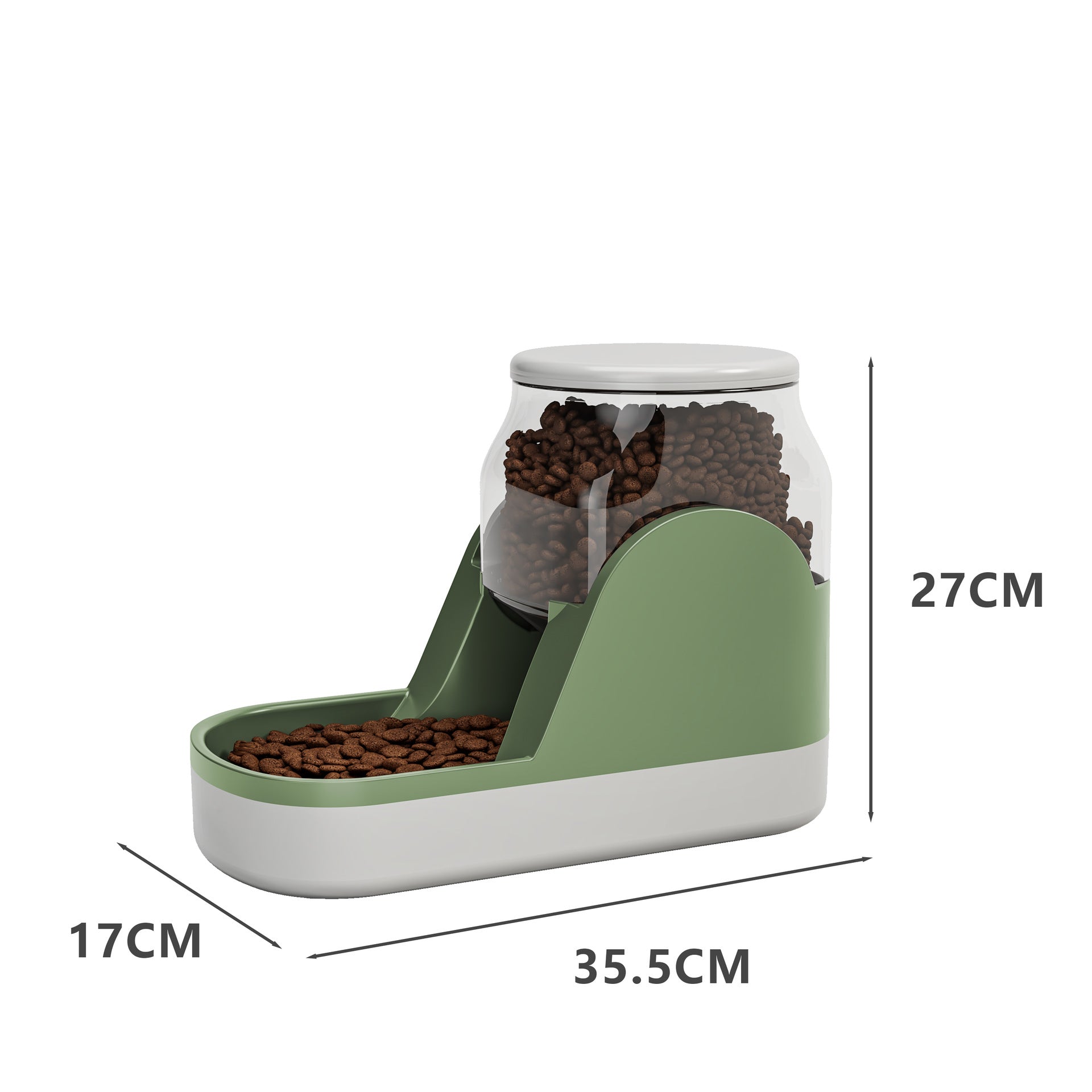 Automatic Pet Water Fountain Food Feeder Dispenser