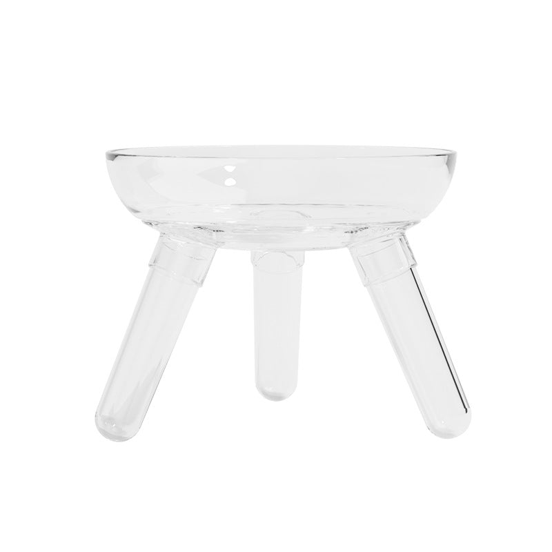 Anti Knock Transparent Pet Feeding And Water Bowl