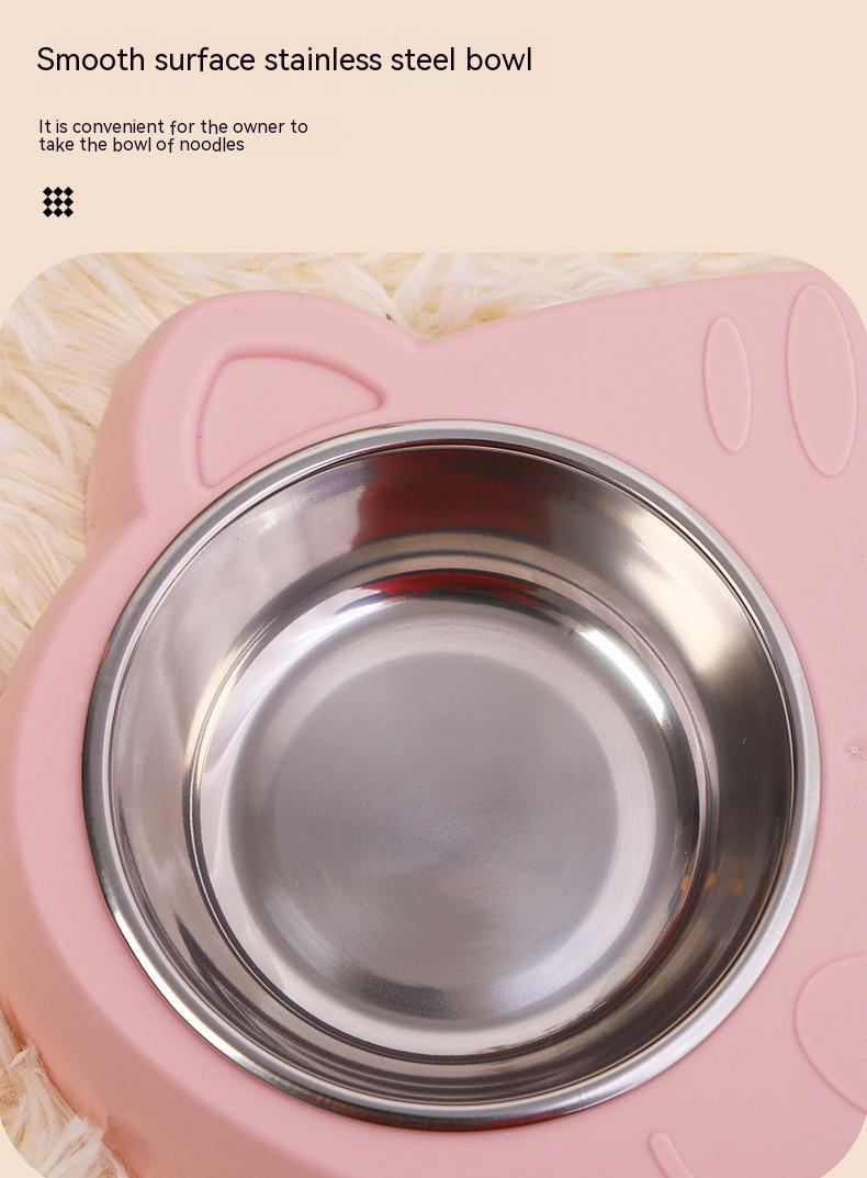 Pet Food And Water Ceramic Feeding Bowl Basin