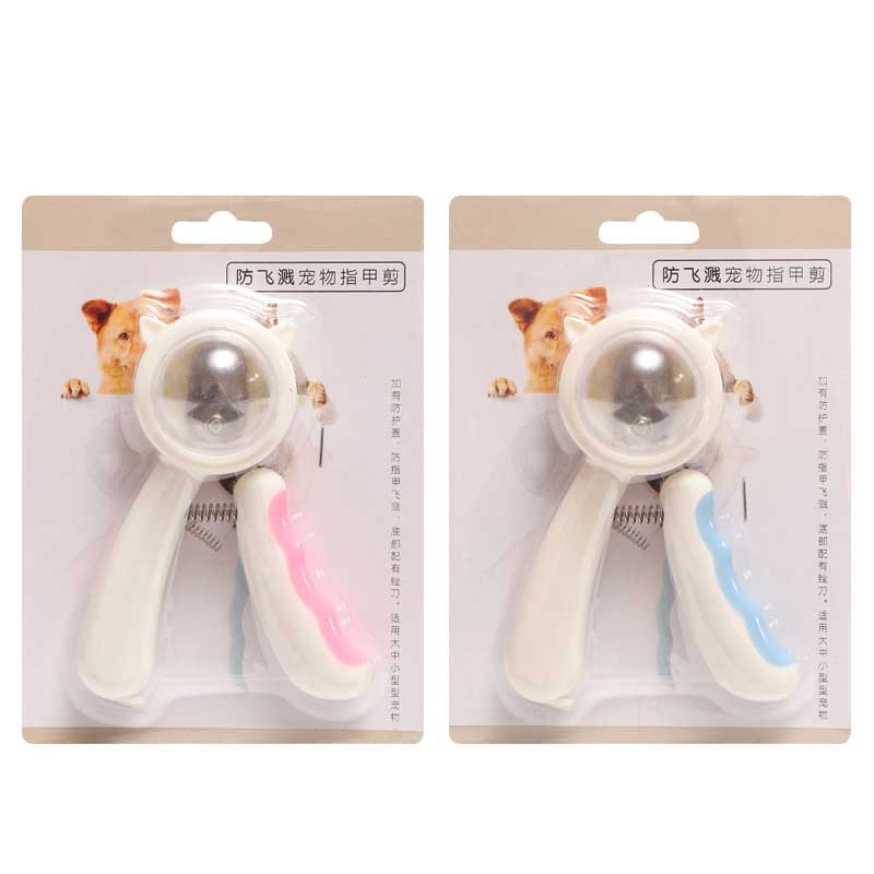 Splash Proof Pet Nail Clipper Scissors Grooming Tool