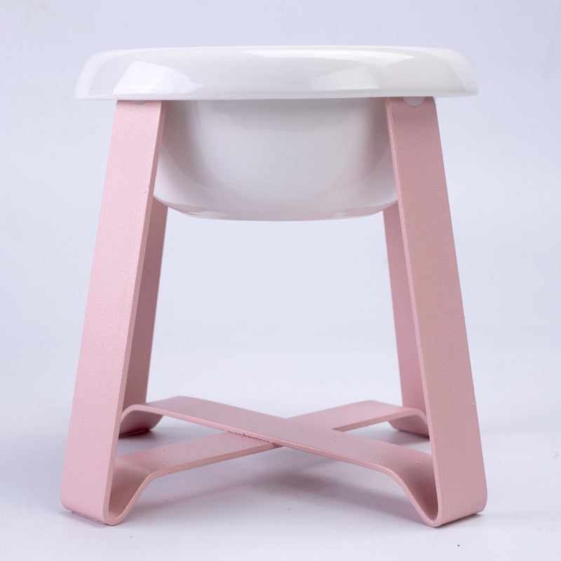Anti Slip Pet Feeding Bowl Set With Iron Stand