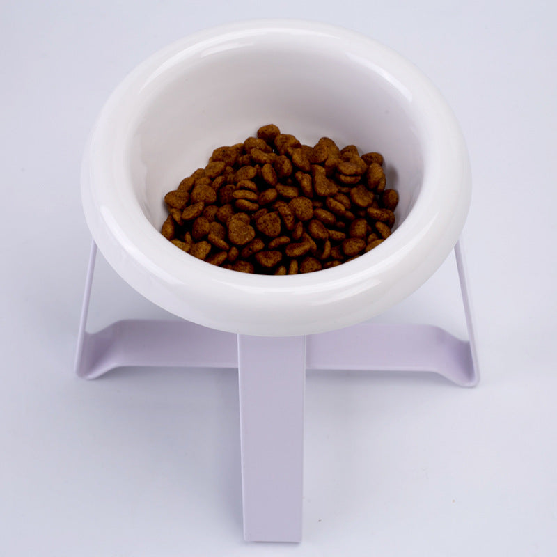 Anti Slip Pet Feeding Bowl Set With Iron Stand