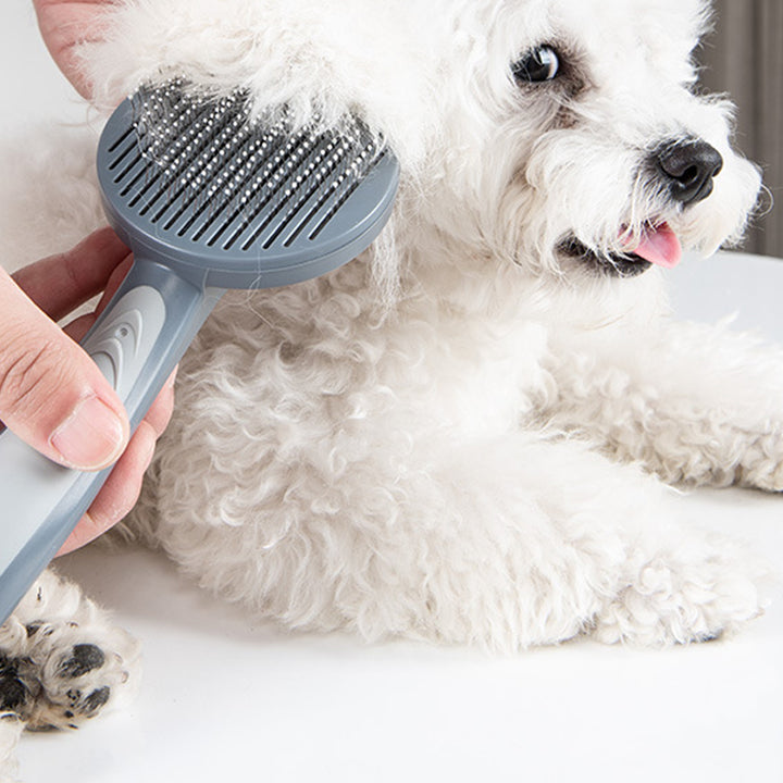 Pet Slicker Grooming Brush For Shedding And Easy Cleaning