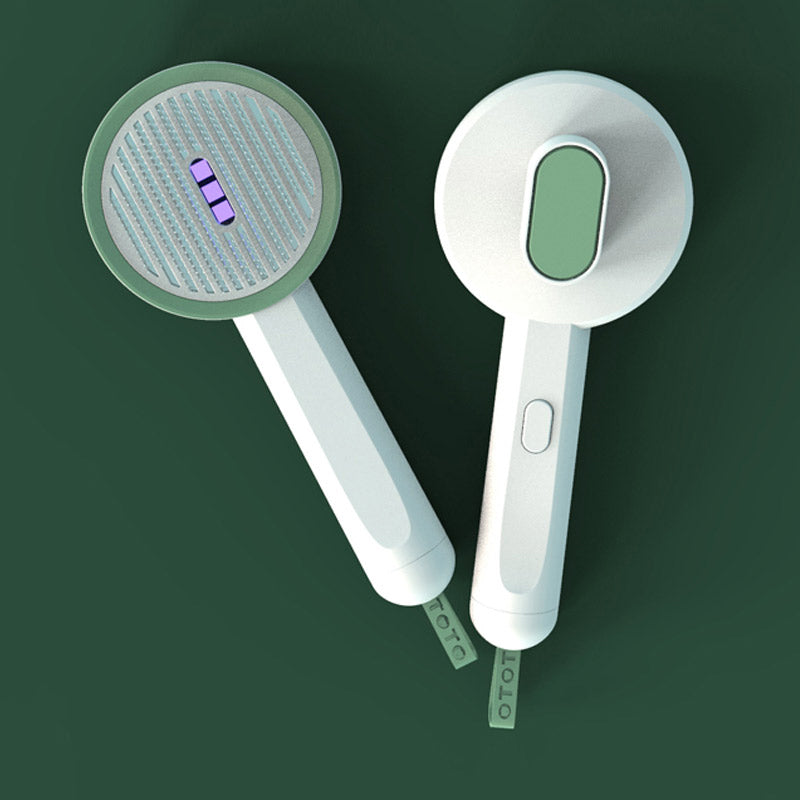2 In 1 Pet Grooming Comb UVC Detection Hair Remover Tool