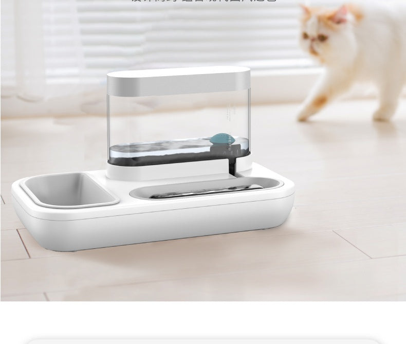 Automatic Pet Drinking Fountain 1.5L Feeding Bowl