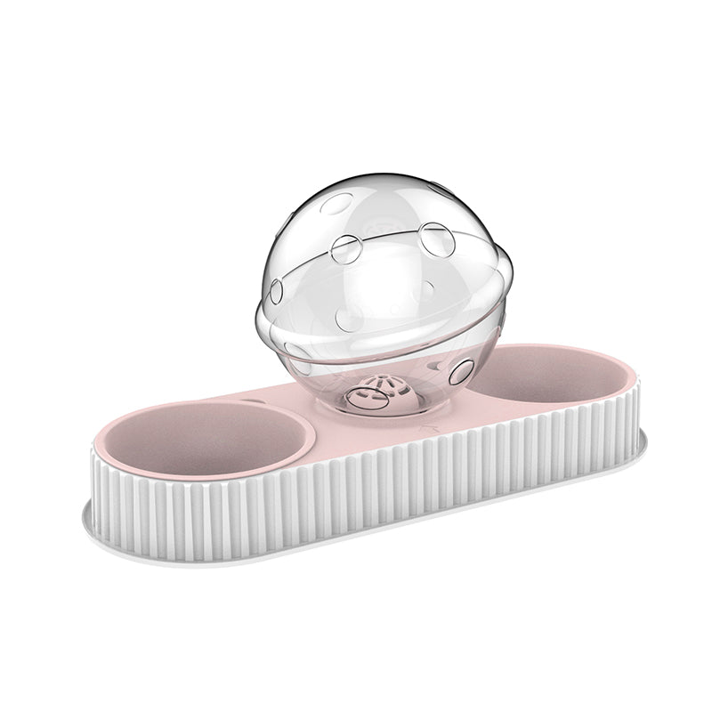 Automatic Pet Plastic Feeder Water And Food Bowl