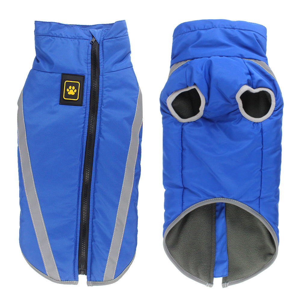Reflective Padded Winter Pet Jacket Warm Apparel