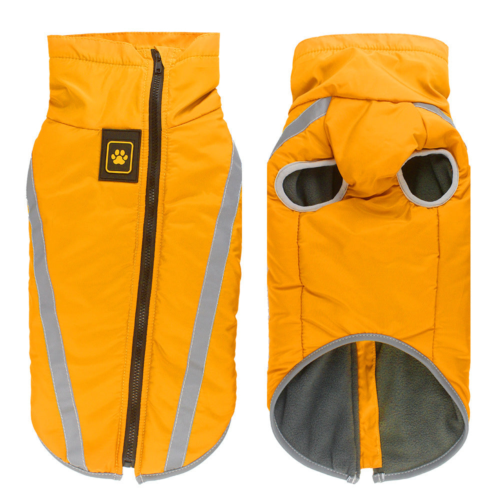 Reflective Padded Winter Pet Jacket Warm Apparel