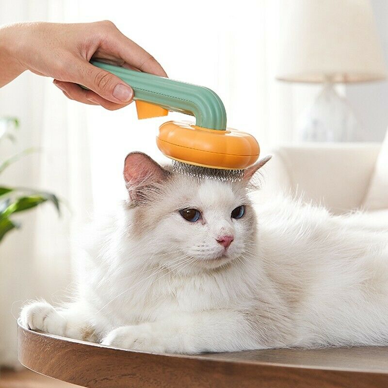Self Cleaning Pet Slicker Brush Gentle Undercoat Remover