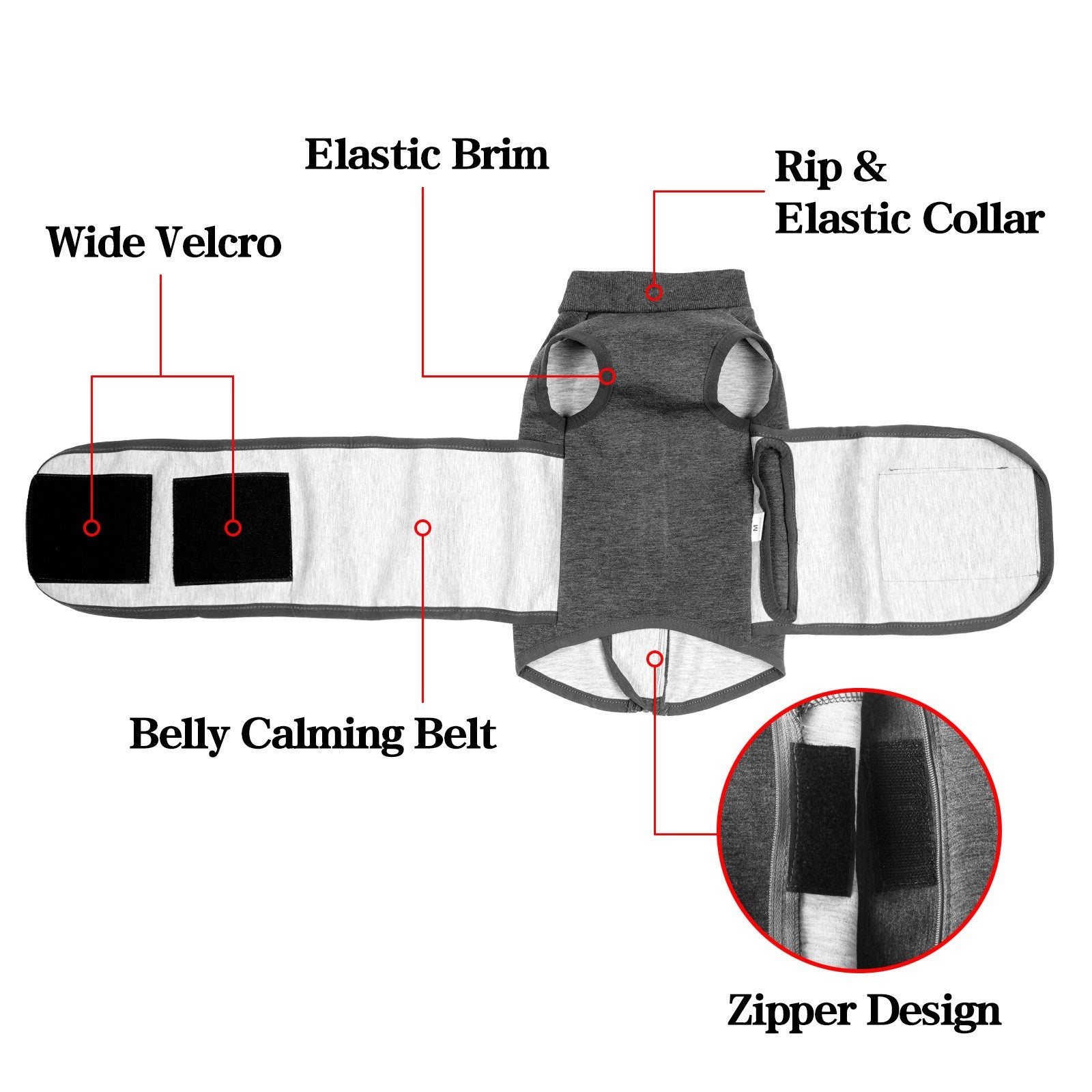 Comfort Cotton Polyester Double Layer Pet Jacket Apparel