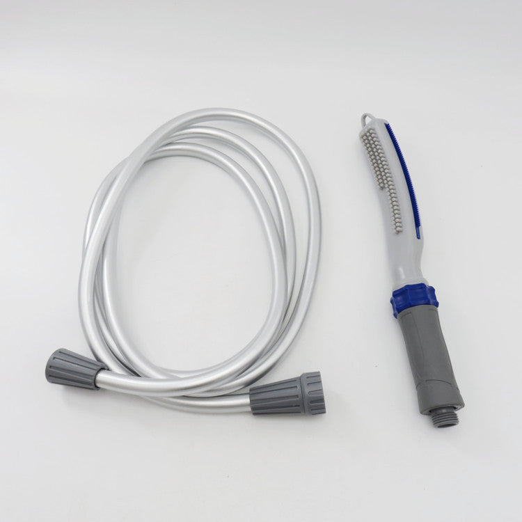 Pet Bath Brush With Water Hose Shower Tool