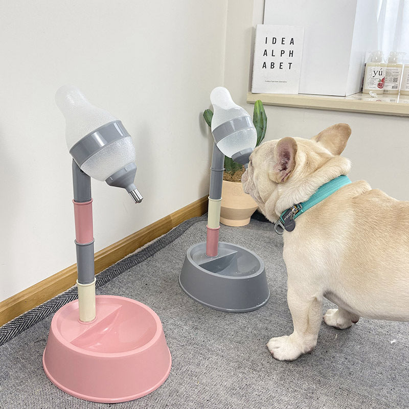 Automatic Pet Water Dispenser Adjustable Height Bowl Stand