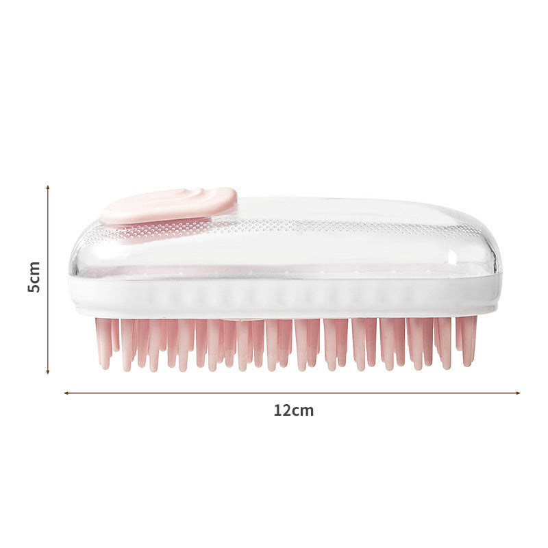 Silicone Pet Bath Massage Foam Brush Grooming Tool