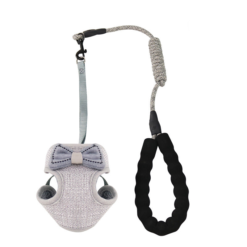 Pet Chest And Back Harness Leash Set