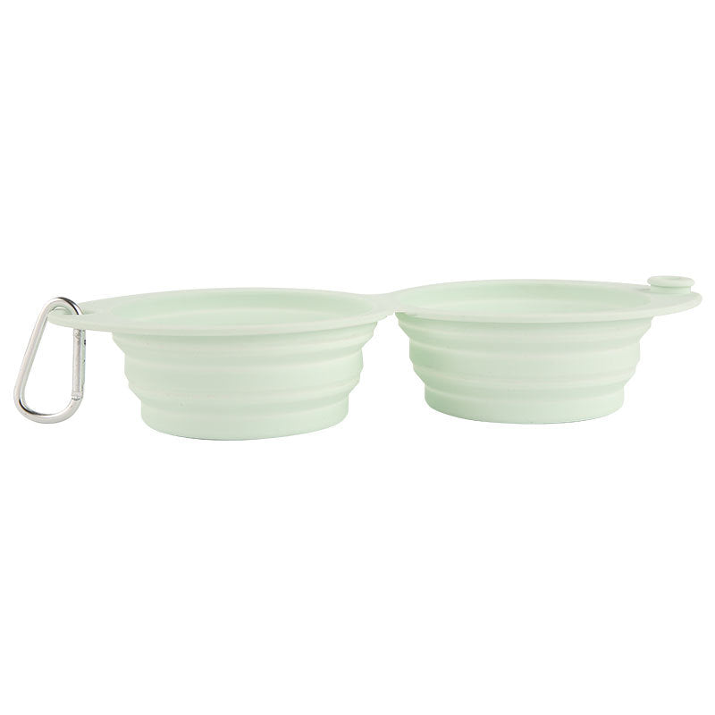 Portable Foldable Silicone Pet Feeding Bowl For Travel