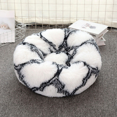 Soft Thick Plush Round Pet Bed