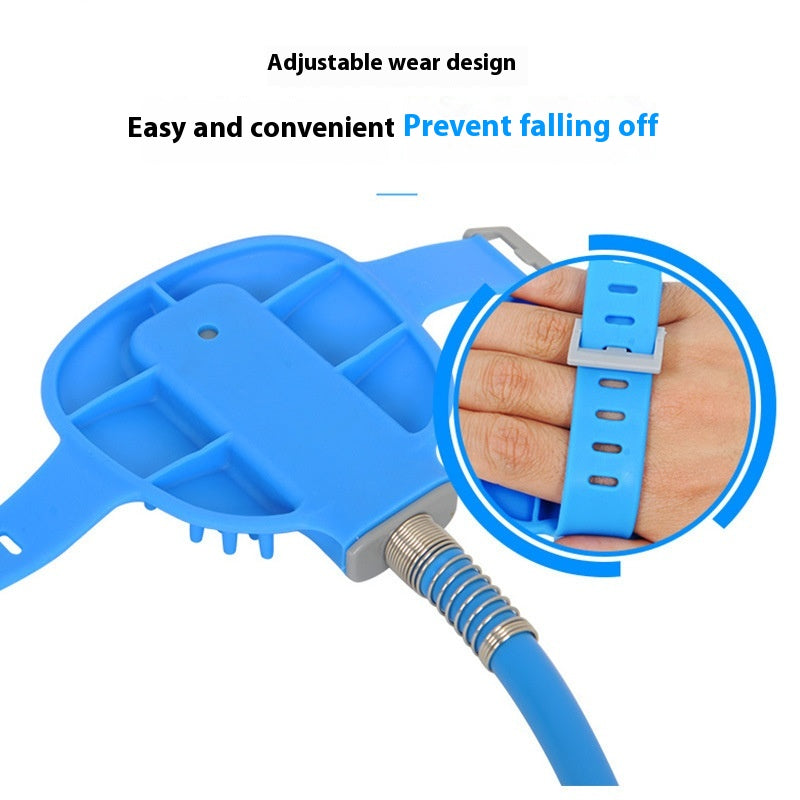 Silicone Pet Bath Gloves Handheld Shower Massage Brush