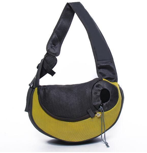 Mesh Oxford Pet Carrier Shoulder Sling Travel Bag