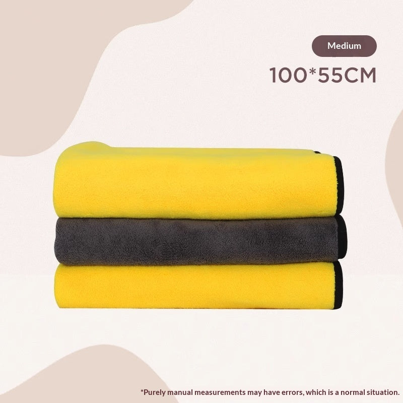 Super Absorbent Quick Dry Pet Bath Towel Golden Coat Edition