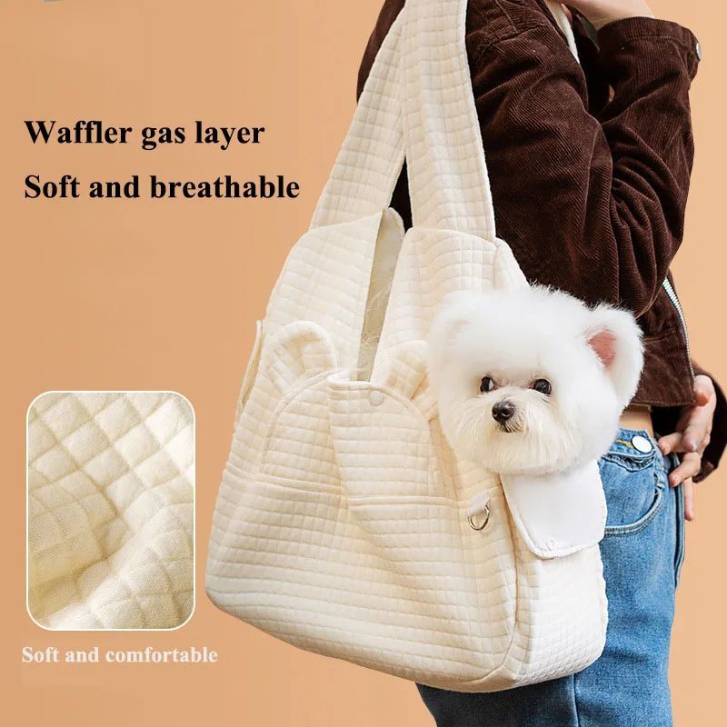 Breathable Cross Design Pet Chest Backpack Carrier Bag
