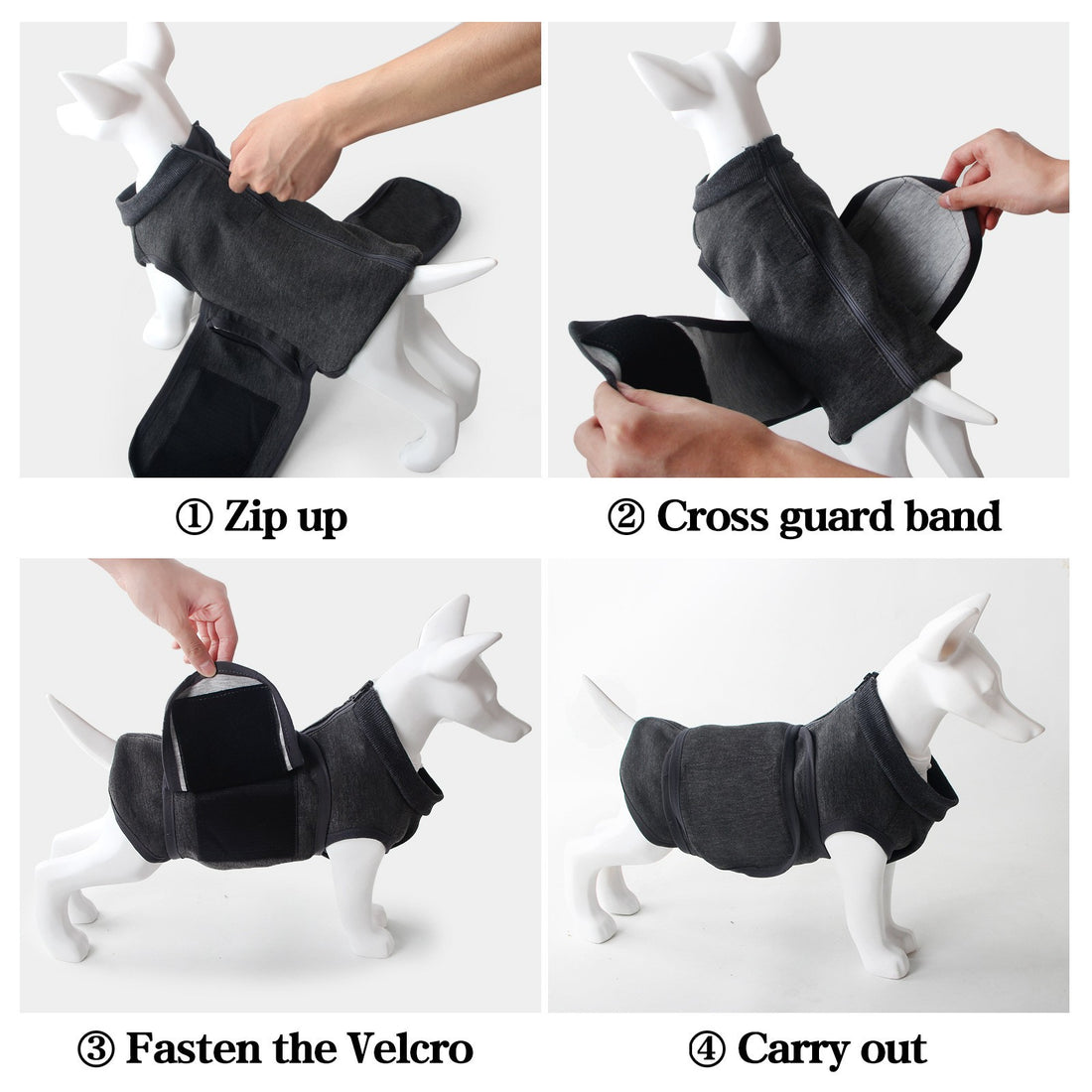 Comfort Cotton Polyester Double Layer Pet Jacket Apparel