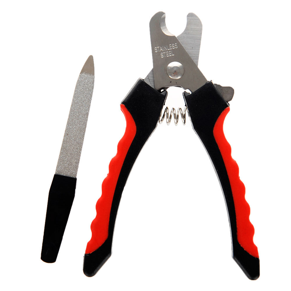 LED Pet Nail Clipper Scissors Safety Grooming Tool