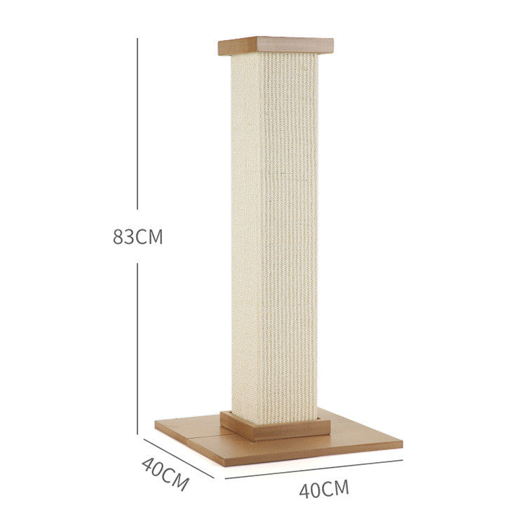 Sisal Roman Column Shaped Pet Scratching Toy Board