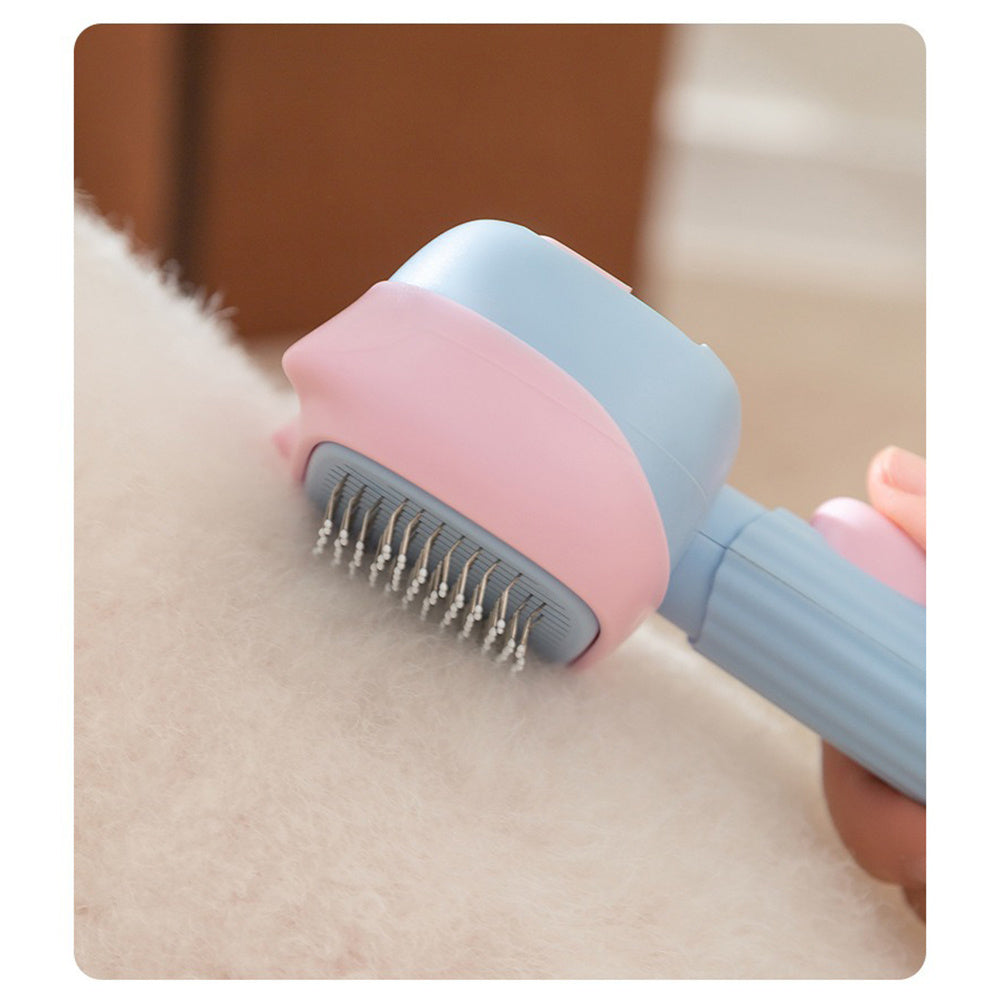 Pet Deshedding Grooming Brush And Dematting Comb For Long Hair
