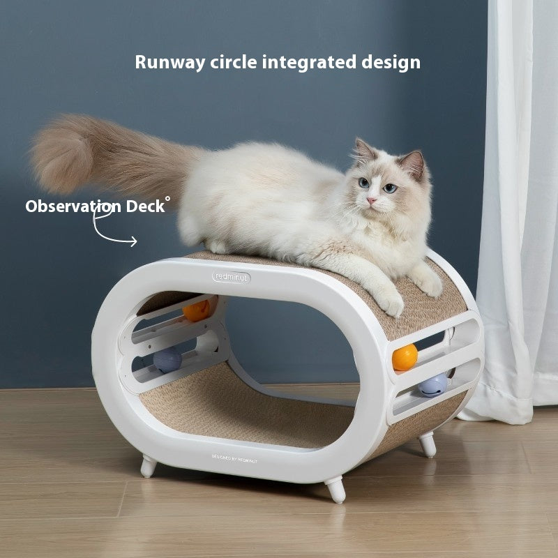 Chamfer Design Pet Scratch Board Nest Villa Toy