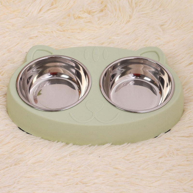 Pet Food And Water Ceramic Feeding Bowl Basin
