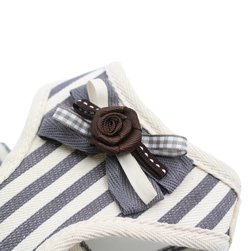 Vest Style Pet Chest Harness Leash Set