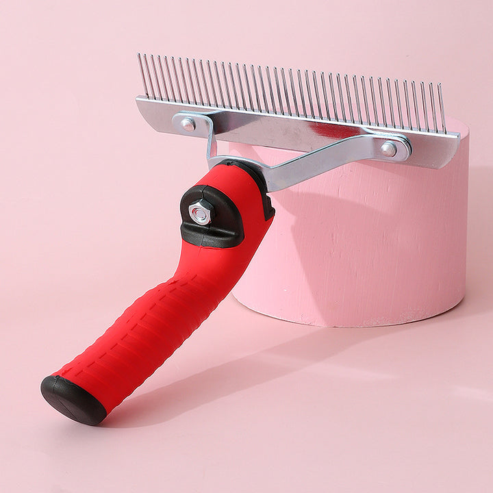 Extra Large Pet Deshedding Rake Comb Grooming Brush Tool