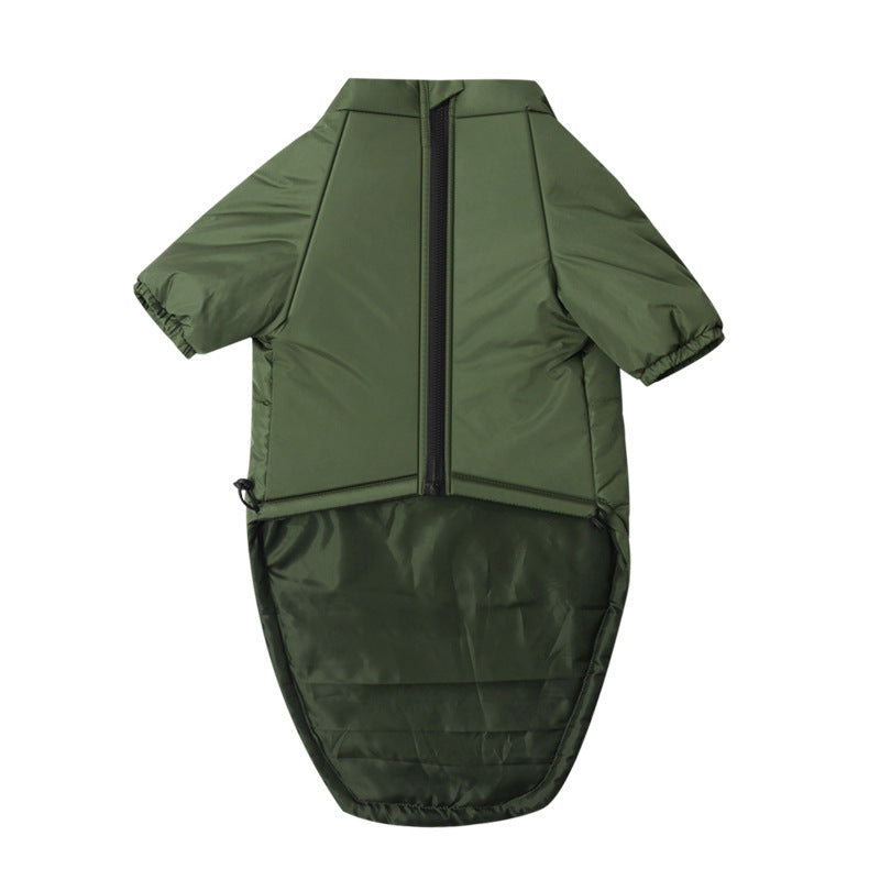 Cotton Pet Jacket Two Leg Warm Apparel