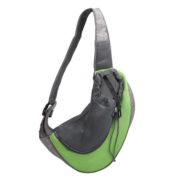 Mesh Oxford Pet Carrier Shoulder Sling Travel Bag