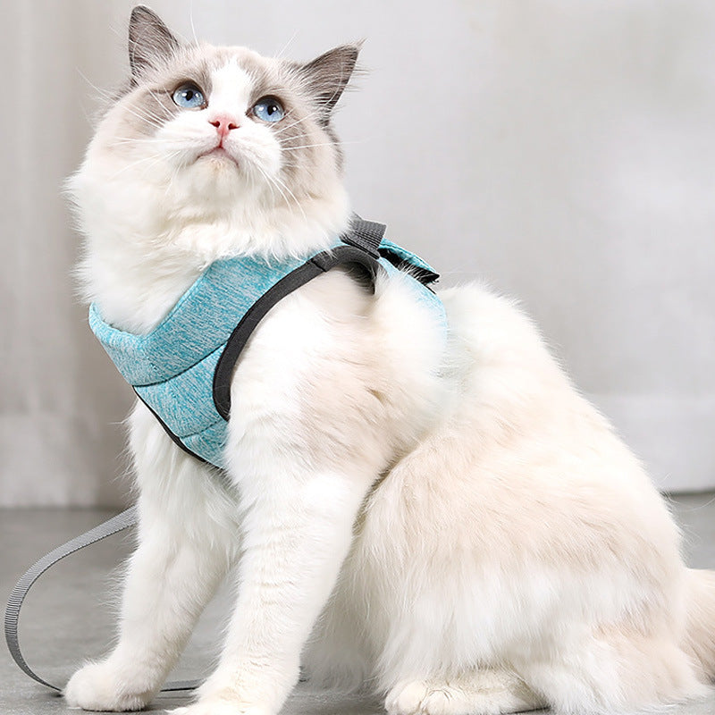 Breathable Lightweight Lace Pet Chest Harness Leash
