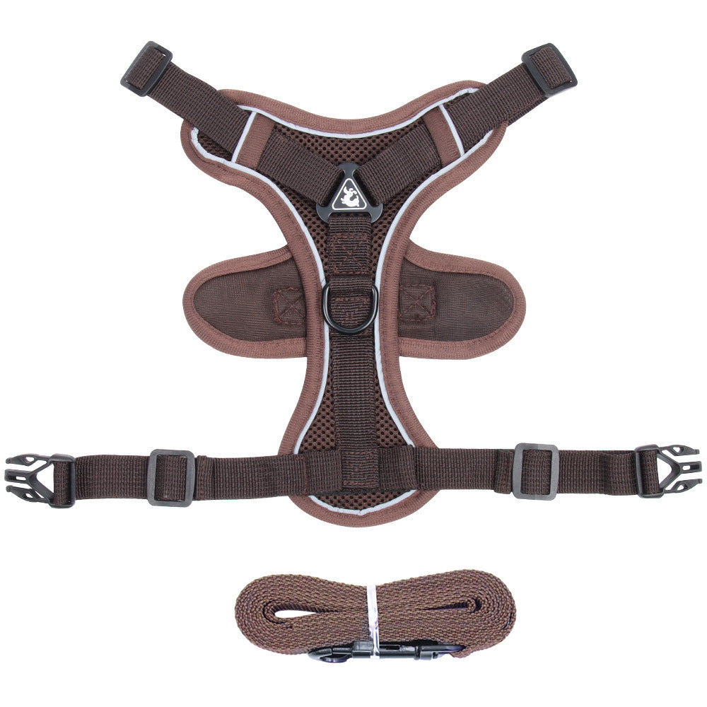 Pet Harness Vest Chest Strap Leash Set