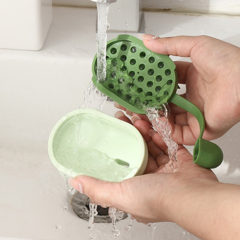 Soft Gel Pet Bath Shampoo Massage Brush