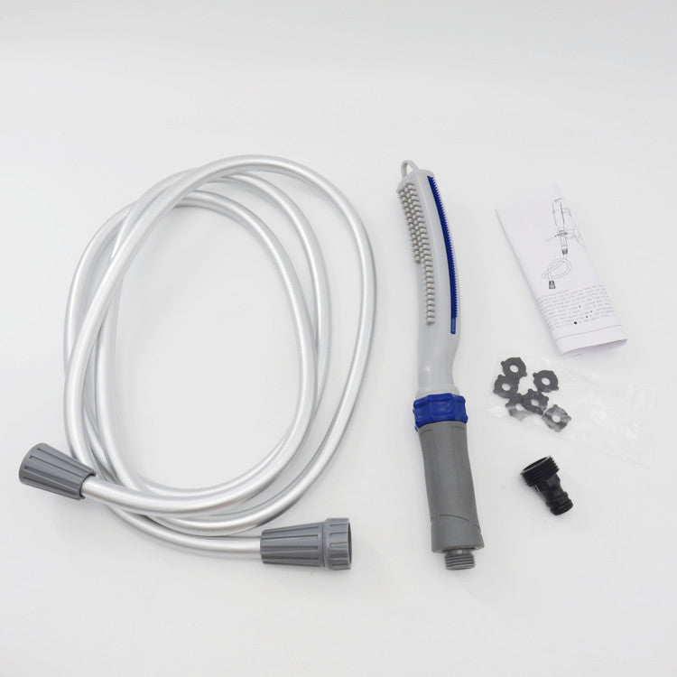 Pet Bath Brush With Water Hose Shower Tool