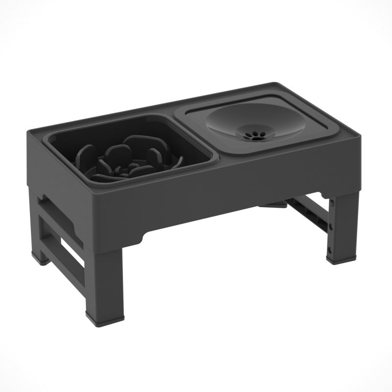Adjustable Stainless Elevated Pet Feeding Bowl Stand