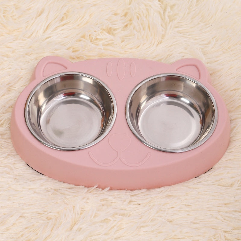 Pet Food And Water Ceramic Feeding Bowl Basin