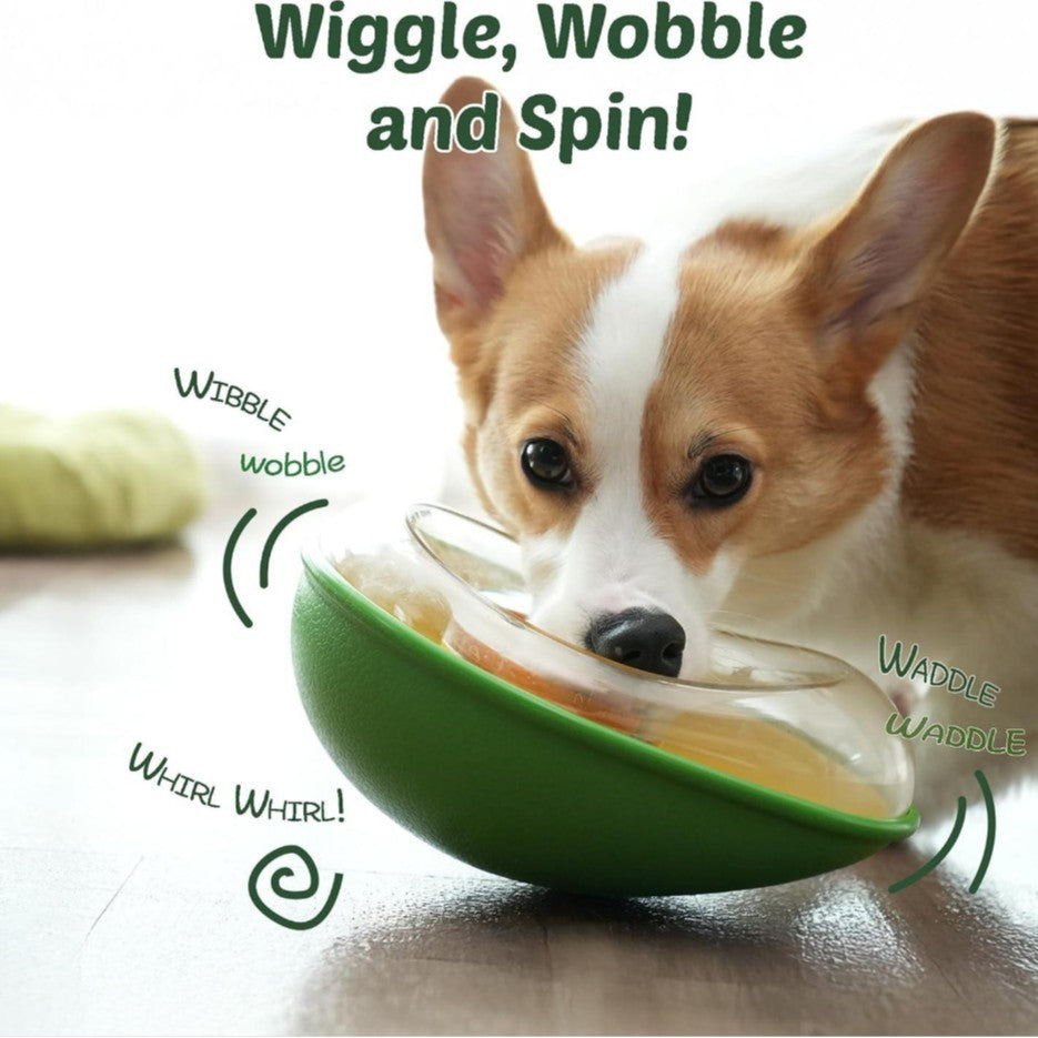 Anti Tumble Avocado Pet Feeding Bowl Cute Dish
