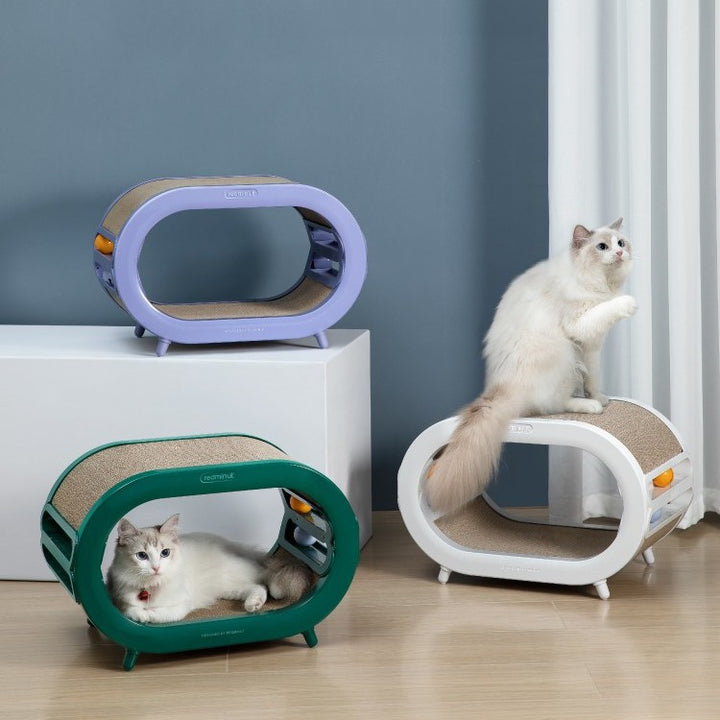 Chamfer Design Pet Scratch Board Nest Villa Toy