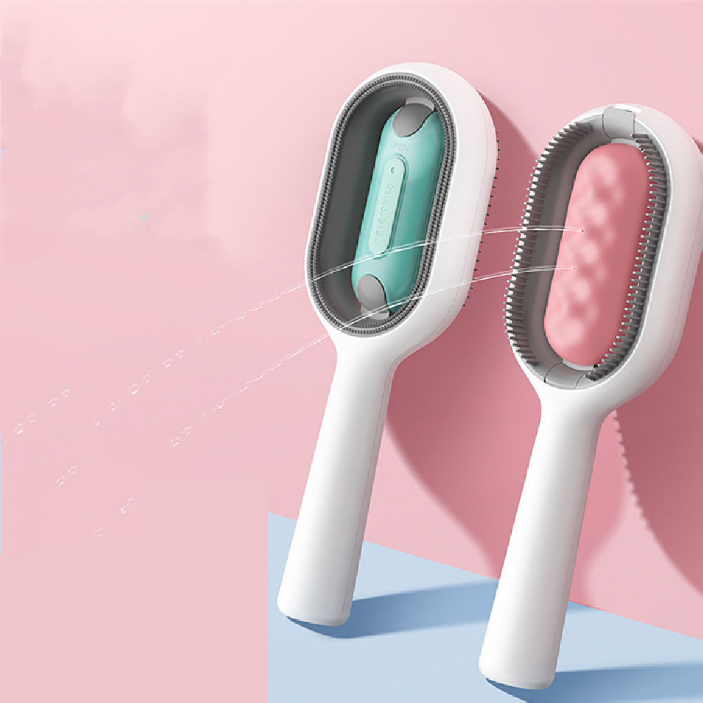 Pet Grooming Comb With Tank Hair Removal Brush Tool
