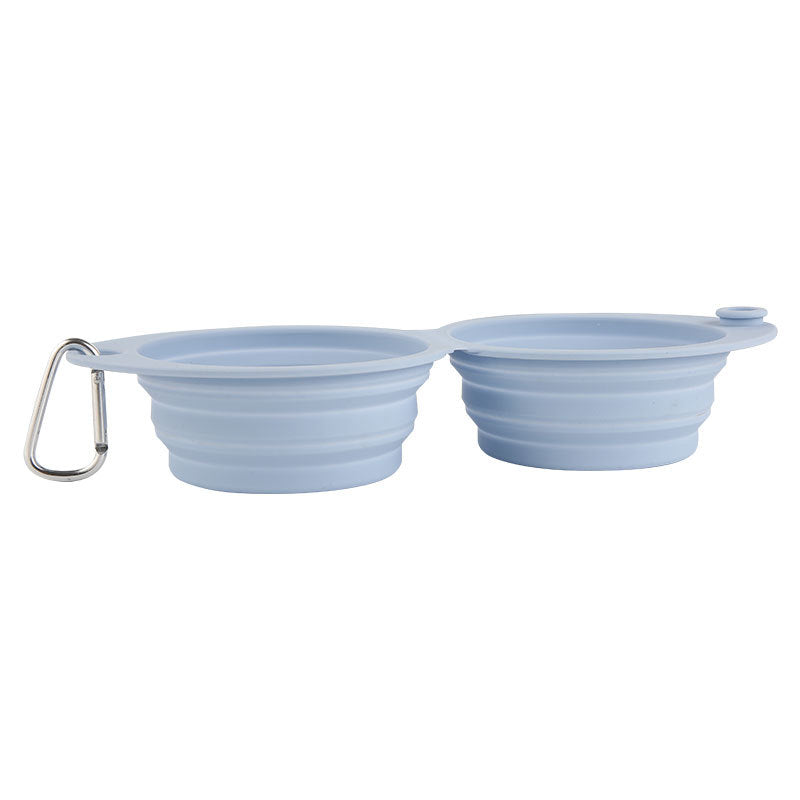 Portable Foldable Silicone Pet Feeding Bowl For Travel