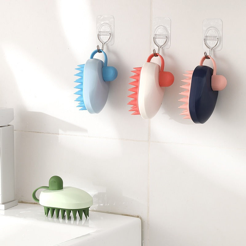 Soft Gel Pet Bath Shampoo Massage Brush
