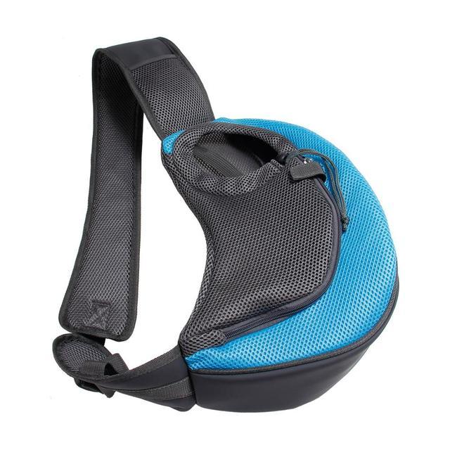 Mesh Oxford Pet Carrier Shoulder Sling Travel Bag