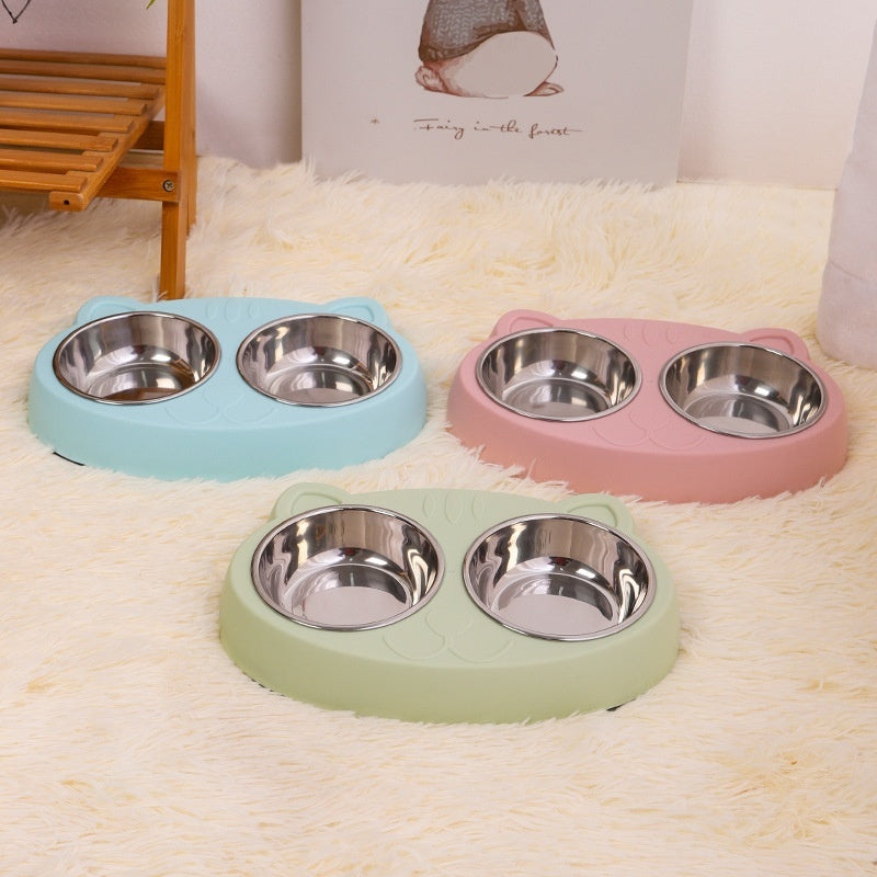 Pet Food And Water Ceramic Feeding Bowl Basin