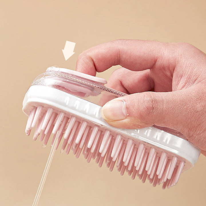 Silicone Pet Bath Massage Foam Brush Grooming Tool