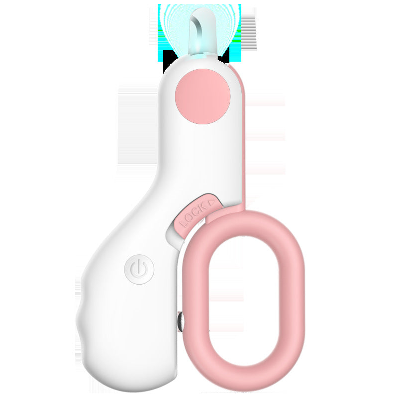 LED Illuminated Pet Nail Trimmer With ABS Handle