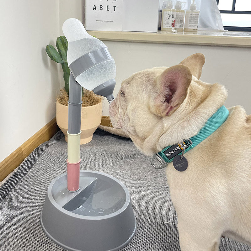Automatic Pet Water Dispenser Adjustable Height Bowl Stand